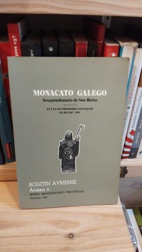 Portada do libro de Monacato galego. Actas do primeiro coloquio 1981