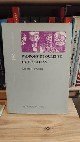 Portada do libro de Padróns de Ourense do século XV