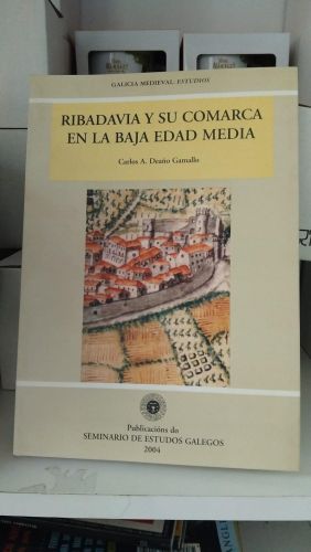 Portada do libro de Ribadavia y su comarca en la Baja Edad Media