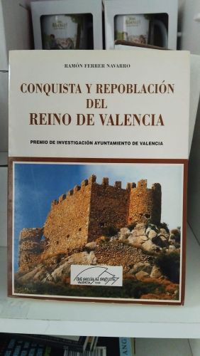 Portada do libro de Conquista y repoblación del Reino de Valencia