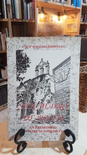 Portada do libro de San Pedro de Rocas. Un eremitorio rupestre altomedieval