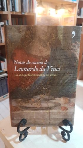 Portada do libro de Notas de cocina de Leonardo da Vinci