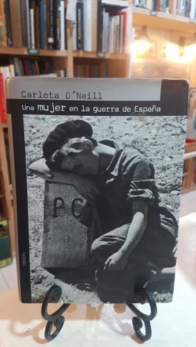 Portada do libro de Una mujer en la guerra de España