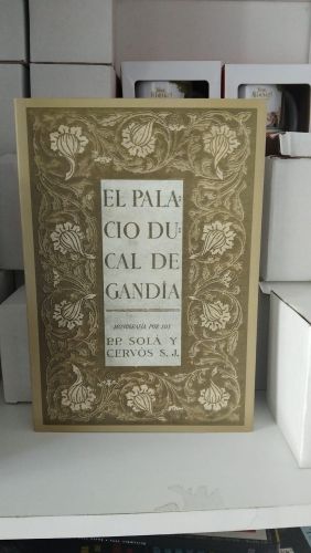 Portada do libro de El Palacio Ducal de Gandía. Monografía Histórico Descriptiva