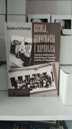 Portada do libro de Escola, democracia e república