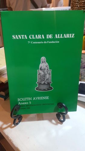 Portada do libro de BOLETIN AURIENSE ANEXO 5 - SANTA CLARA DE ALLARIZ