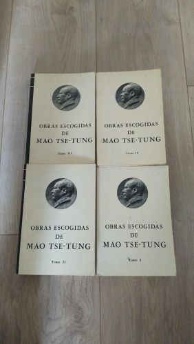 Portada do libro de OBRAS ESCOGIDAS DE MAO TSE-TUNG. 4 VOL.