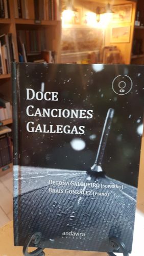 Portada do libro de DOCE CANCIONES GALLEGAS
