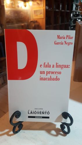 Portada do libro de De fala a lingua, un proceso inacabado