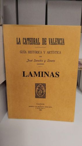Portada do libro de La catedral de Valencia. Láminas