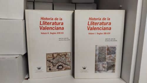 Portada do libro de Gran historia de la lliteratura Valenciana. 2 tomos