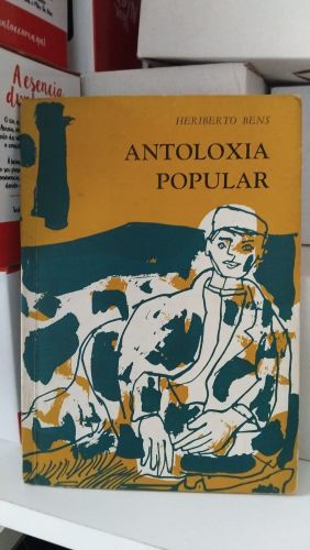 Portada do libro de Heriberto Bens, Antoloxía Popular. Ilustrado por Luis Seoane