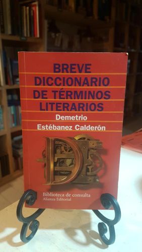 Breve diccionario de términos literarios