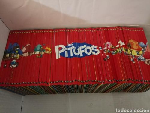 Portada do libro de Los Pitufos. Un mundo de profesiones. Obra completa. 60 libros