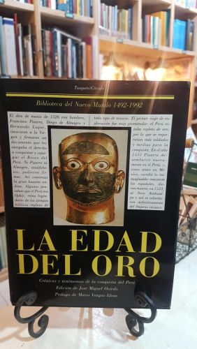 Portada do libro de LA EDAD DE ORO CRONICA DE LA CONQUISTA DEL PERU