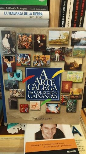Portada do libro de A arte galega na colección Caixanova