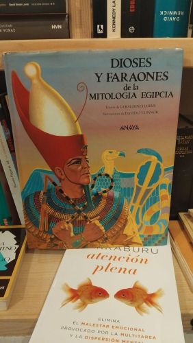 Portada do libro de Dioses y faraones de la mitología egipcia