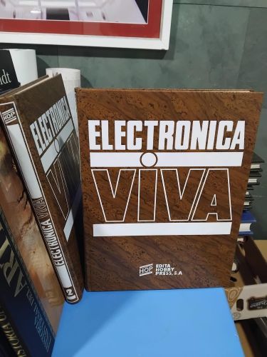 Portada do libro de Electrónica viva. Tomos 1 e 2