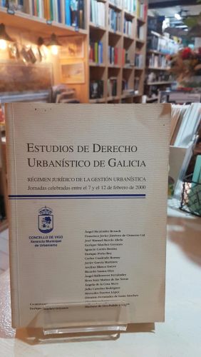 Portada do libro de ESTUDIOS DE DERECHO URBANÍSTICO DE GALICIA