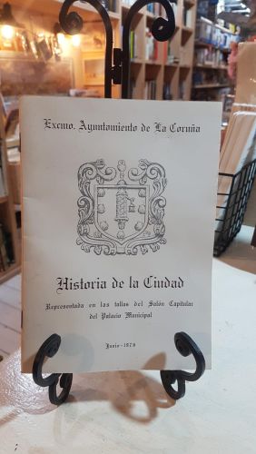 Portada do libro de Historia de la ciudad Coruña - Juan Naya Pérez