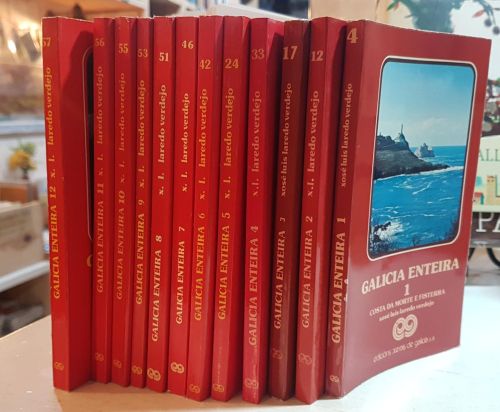 Portada do libro de GALICIA ENTEIRA .12 Tomos