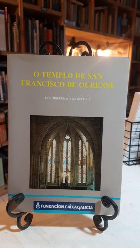 Portada do libro de O templo de San Francisco de Ourense