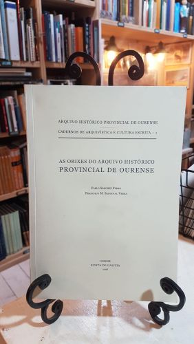 Portada do libro de AS ORIXES DO ARQUIVO HISTÓRICO PROVINCIAL DE OURENSE