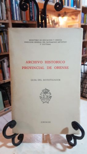 Portada do libro de ARCHIVO HISTÓRICO PROVINCIAL DE ORENSE