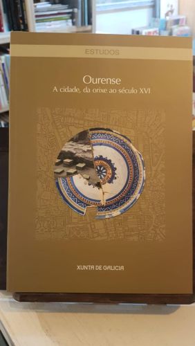 Portada do libro de Estudos (Ourense, a cidade da orixe ao século XVI)