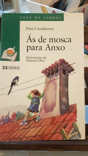 Portada do libro de Ás de mosca para Anxo