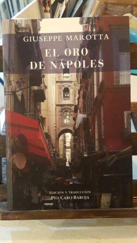 Portada do libro de El oro de Nápoles