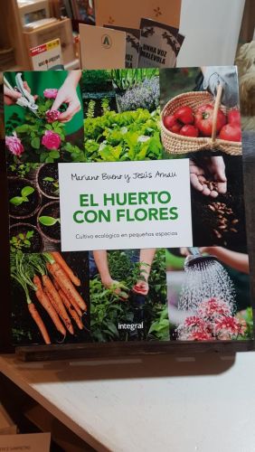 Portada do libro de El huerto con flores