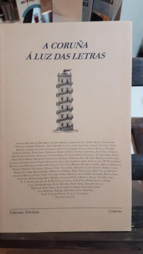 Portada do libro de A CORUÑA A LUZ DAS LETRAS - GALL