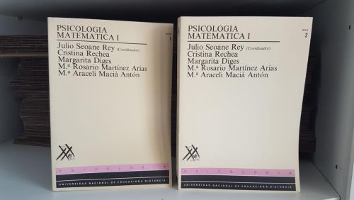 Portada do libro de Psicología matemática 1 y 2