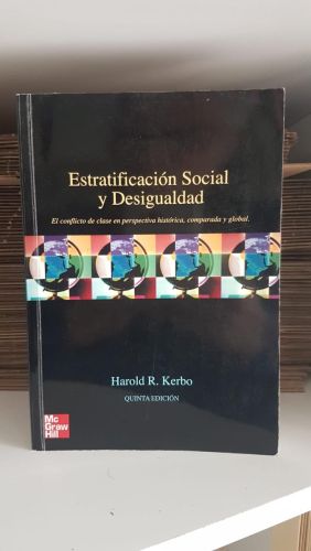 Portada do libro de Estratificacion Social Y Desigualdad. El Conflicto De Clases En Perspectiva Historica