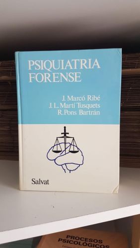 Portada do libro de Psiquiatría forense
