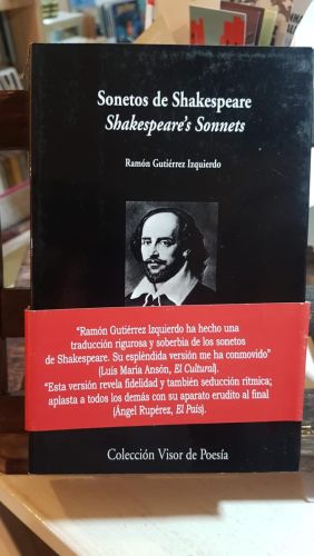 Portada do libro de Sonetos de Shakespeare