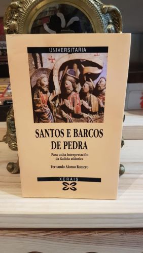 Portada do libro de Santos e barcos de pedra