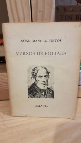 Portada do libro de Versos de Foliada