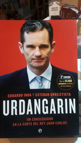 Portada do libro de Urdangarín