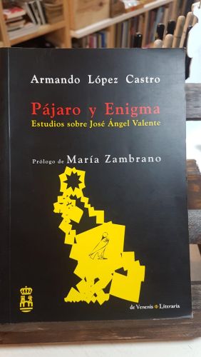 Portada del libro de PAJARO Y ENIGMA. ESTUDIOS SOBRE JOSE ANGEL VALENTE.