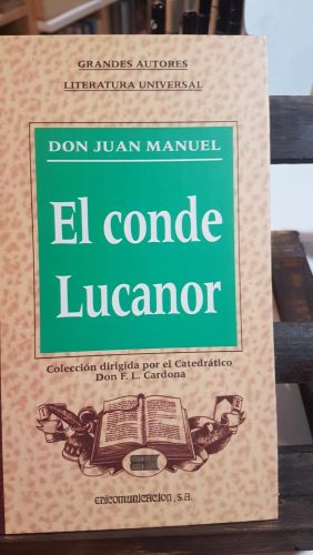 Portada do libro de El conde Lucanor