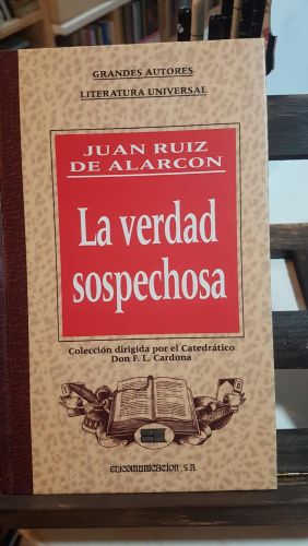 Portada do libro de La verdad sospechosa