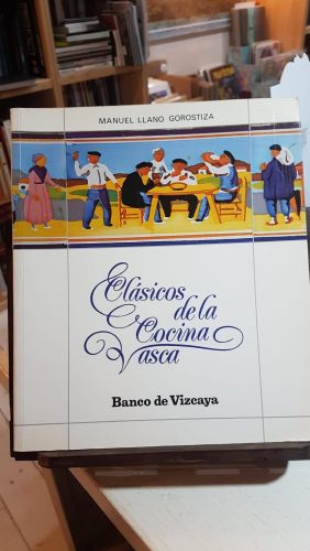 Portada do libro de Clásicos de la cocina vasca
