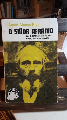 Portada do libro de Siñor Afranio ou cómo me rispéi das gadoupas da morte, o