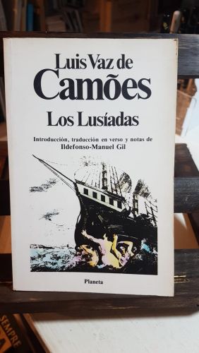 Portada do libro de Los Lusíadas -Luis Vaz de Camoes