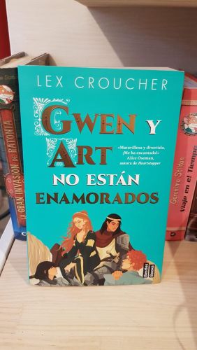 Portada do libro de Gwen y Art no están enamorados