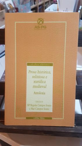 Portada do libro de Prosa histórica relixiosa e xurídica medieval