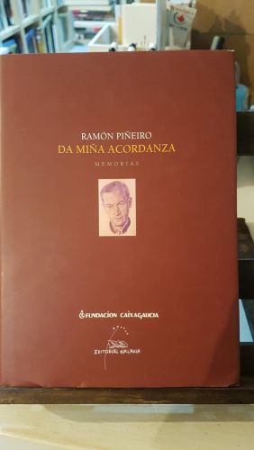 Portada do libro de Da miña acordanza. Memorias