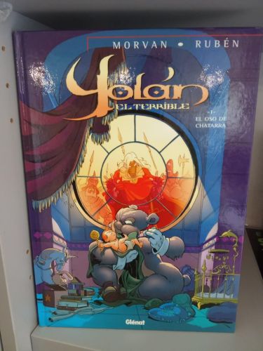 Portada do libro de Yolán, el terrible 1, El oso de chatarra